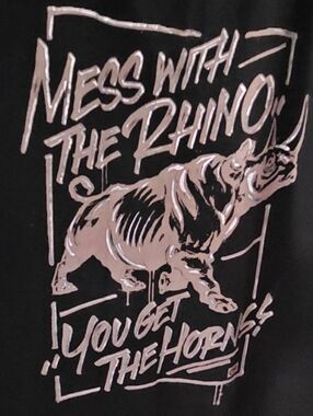 Ecko Unltd. Vintage T-Shirt Mess with Rhino You Get The Horns Men's 4xb